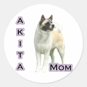 Akita Mom 4 - Sticker