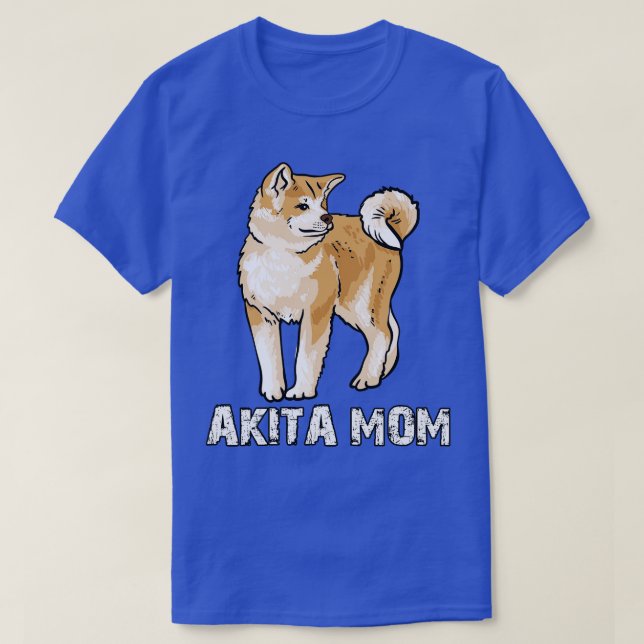 Akita Mom T-Shirt (Design Front)