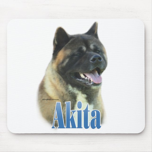 Akita Name Mouse Pad (Front)