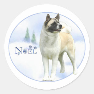 Akita Noel - Sticker