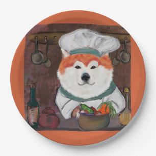 Akita paper plate