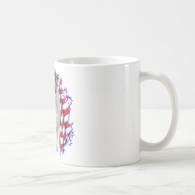 Akita Patriot Coffee Mug (Right)