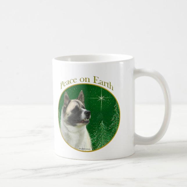 Akita Peace Coffee Mug (Right)