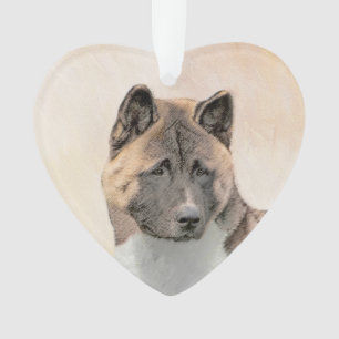 Akita Peinture - Cute Original Chien Art