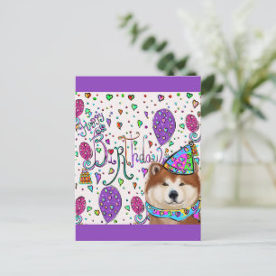 AKITA POSTCARD
