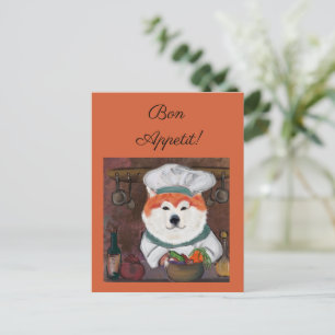 Akita postcard