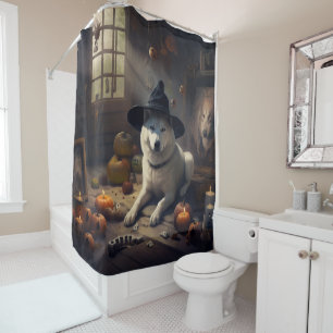 Akita Pumpkins Halloween Scary