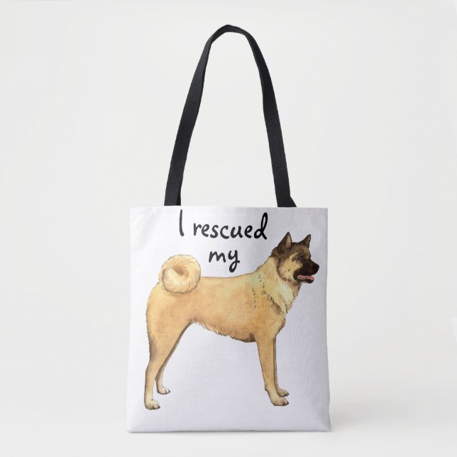 Akita Rescue Tote Bag (Front)