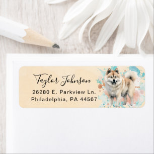 Akita Return Address Label
