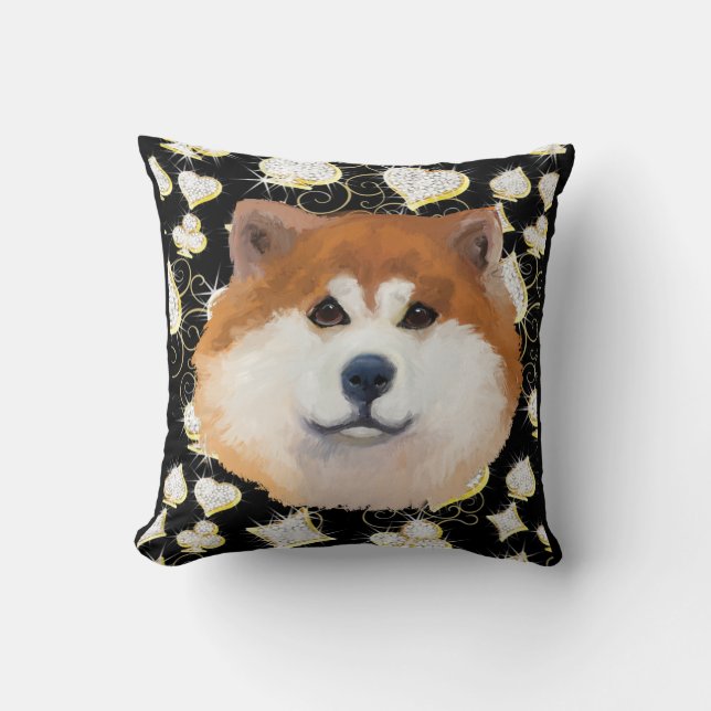 AKITA         THROW PILLOW (Front)