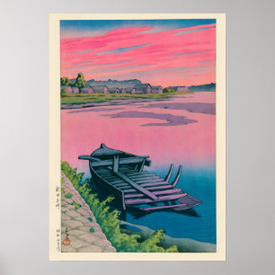 Akita Tsuchizaki by Kawase Hasui Poster