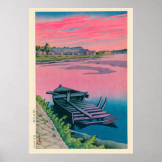 Akita Tsuchizaki by Kawase Hasui Poster