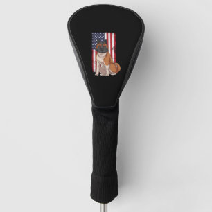 Akita USA Flag Golf Head Cover