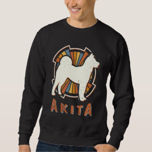 Akita Vintage Classic Retro Dog Love Sweatshirt