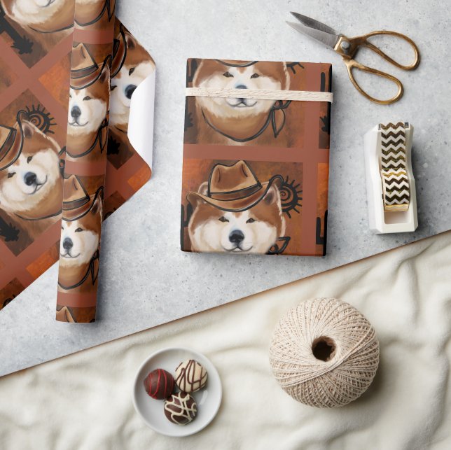 AKITA             WRAPPING PAPER (Crafts)