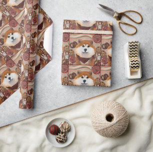 AKITA WRAPPING PAPER