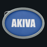 Akiva Oval Belt Buckle<br><div class="desc">© Lonely Island Technologies.</div>
