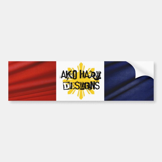 Ako Hari design Bumper Sticker (Front)