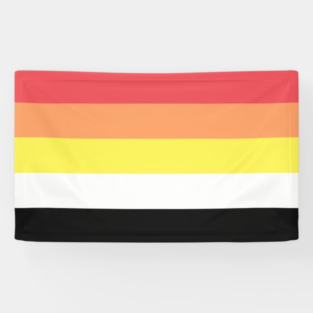Akoisexual Akoiromantic Pride Banner (Horizontal)