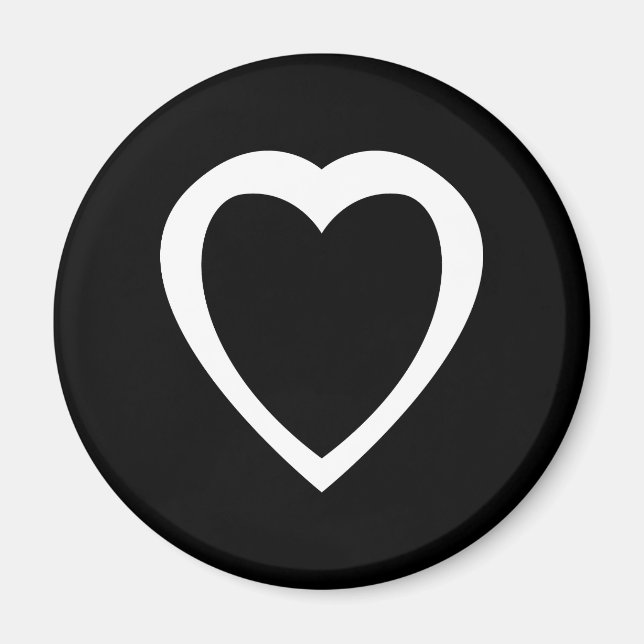 Akoma | Symbol for Patience and Tolerance White Magnet (Front)