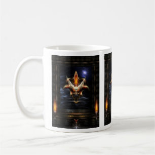 Akrellian Torch Fire Portrait Coffee Mug