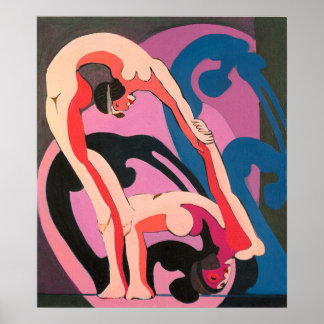 Akrobatenpaar Plastik Poster