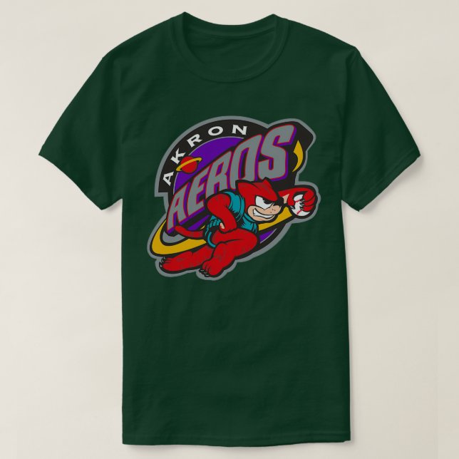 akron aeros duck T-Shirt (Design Front)