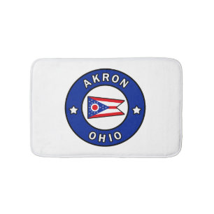 Akron Ohio Bath Mat