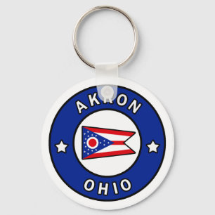 Akron Ohio Keychain