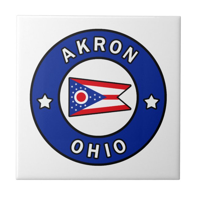 Akron Ohio Tile (Front)