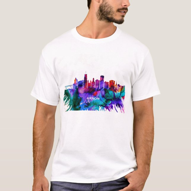 Akron Skyline T-Shirt (Front)