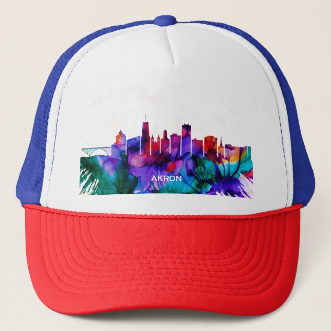 Akron Skyline Trucker Hat (Front)