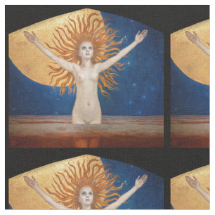 Akseli Gallen-Kallela - Ad Astra Fabric