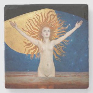 Akseli Gallen-Kallela - Ad Astra Stone Coaster