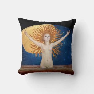 Akseli Gallen-Kallela - Ad Astra Throw Pillow