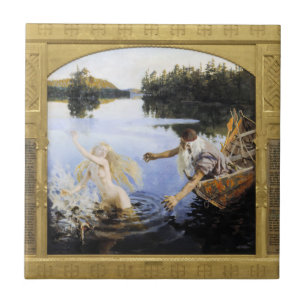 Akseli Gallen-Kallela - Aino Myth Tile