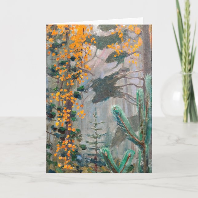 Akseli Gallen-Kallela - Autumn Forest Card (Front)