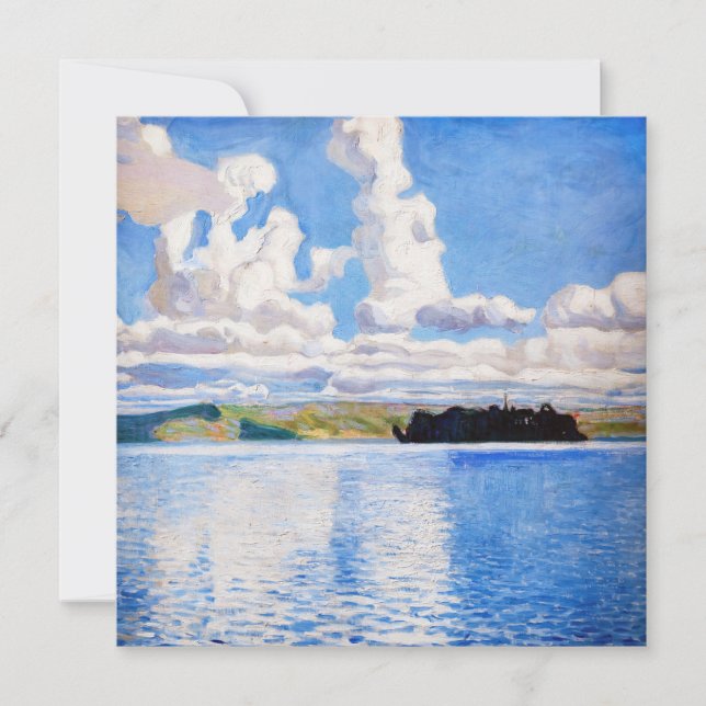 Akseli Gallen-Kallela - Cloud Towers Invitation (Front)