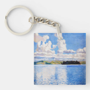 Akseli Gallen-Kallela - Cloud Towers Keychain