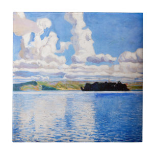 Akseli Gallen-Kallela - Cloud Towers Tile