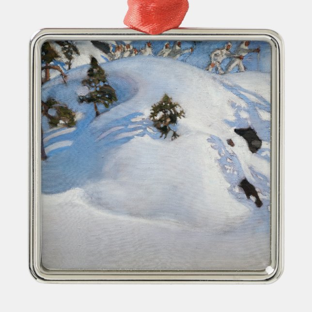 Akseli Gallen-Kallela - February Vision Metal Ornament (Front)