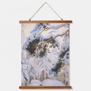 Akseli Gallen-Kallela - Forest in Winter Hanging Tapestry