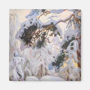 Akseli Gallen-Kallela - Forest in Winter Magnet