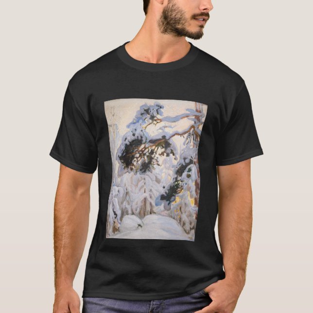 Akseli Gallen-Kallela - Forest in Winter T-Shirt (Front)