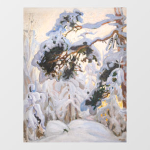 Akseli Gallen-Kallela - Forest in Winter Window Cling