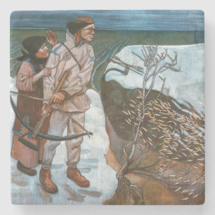 Akseli Gallen-Kallela - Joukahainen's Revenge Stone Coaster