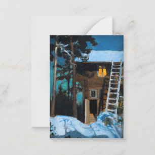 Akseli Gallen-Kallela - Kalela on a Winter Card