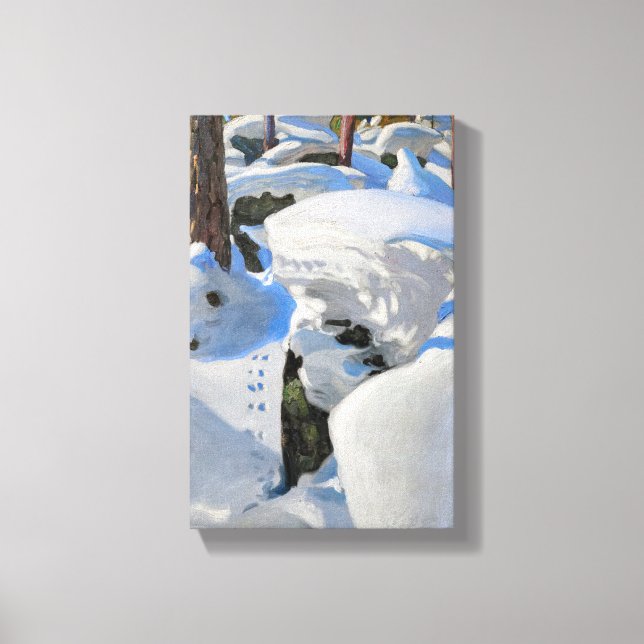 Akseli Gallen-Kallela - Lair of the Lynx Canvas Print (Front)