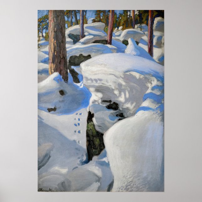 Akseli Gallen-Kallela - Lair of the Lynx Poster (Front)