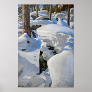 Akseli Gallen-Kallela - Lair of the Lynx Poster